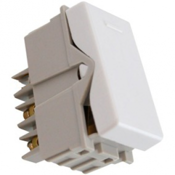 Módulo Interruptor Simples Branco - Tramontina LUX2/LIZ